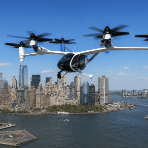 États-Unis — New York teste ses premiers taxis volants électriques